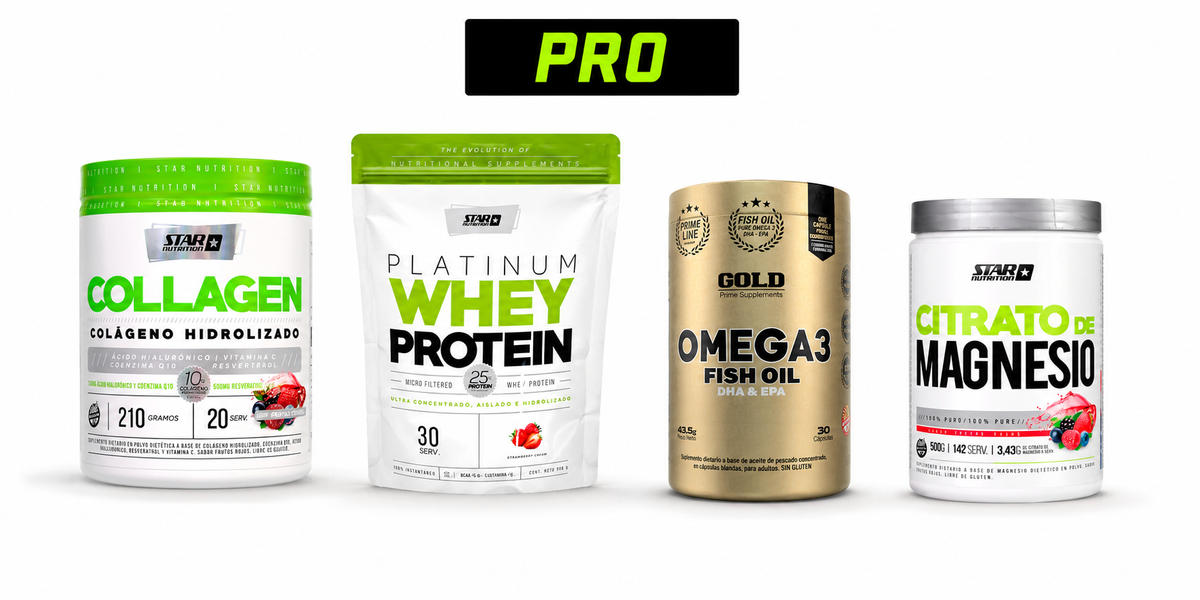 COMBO BIENESTAR — Colágeno + Proteína + Omega 3 + Magnesio (PRO)