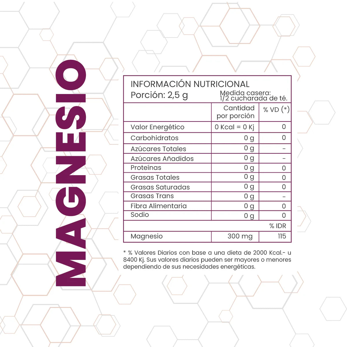 Citrato de Magnesio 200 gr - One Fit Nutrition