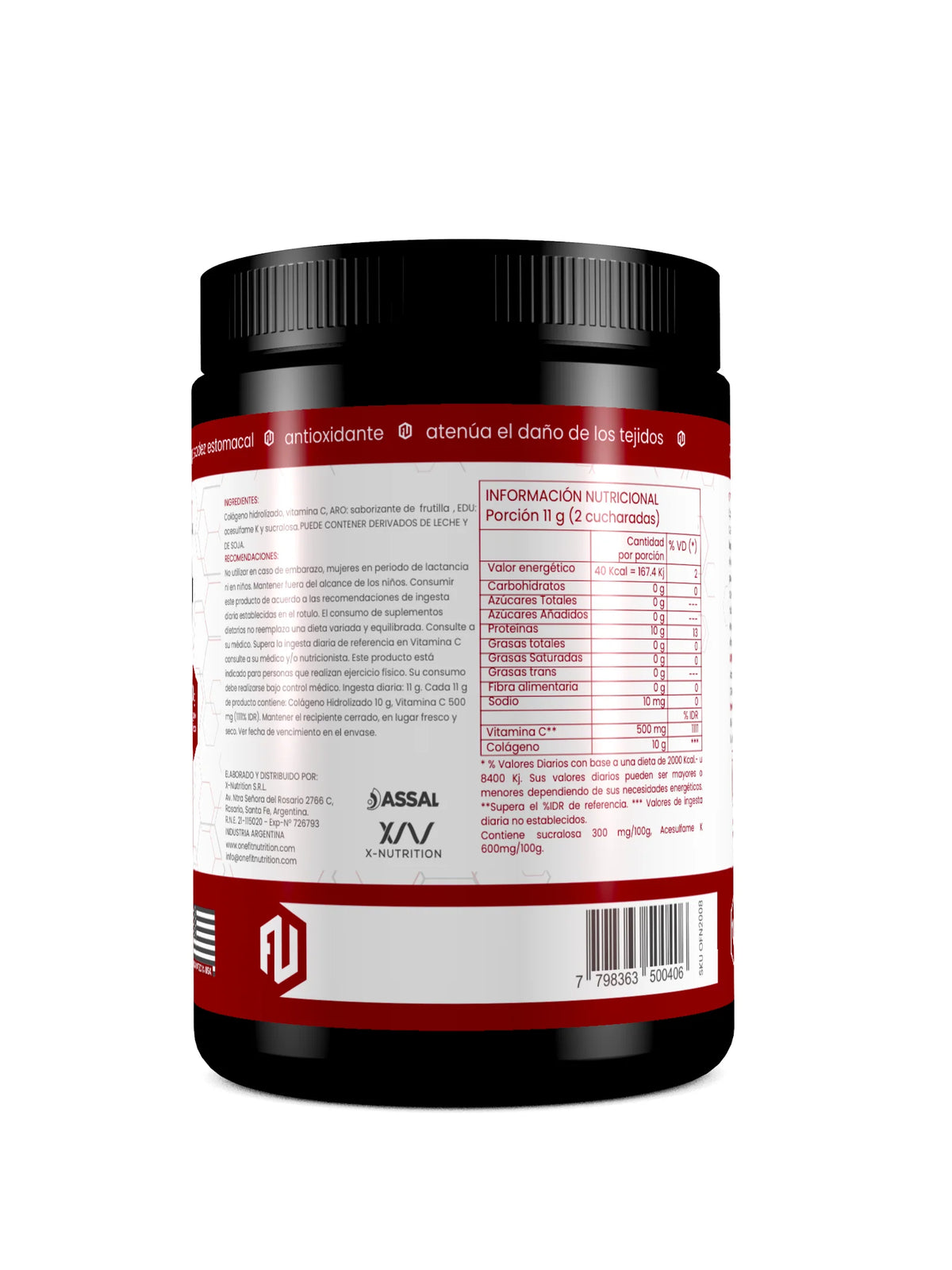 Colágeno Hidrolizado Optimus 240 gr - One Fit Nutrition