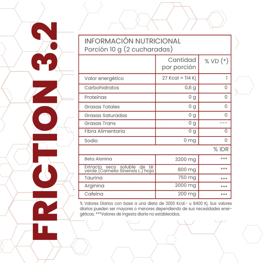 Pre Entreno Friction 3.2 - One Fit Nutrition