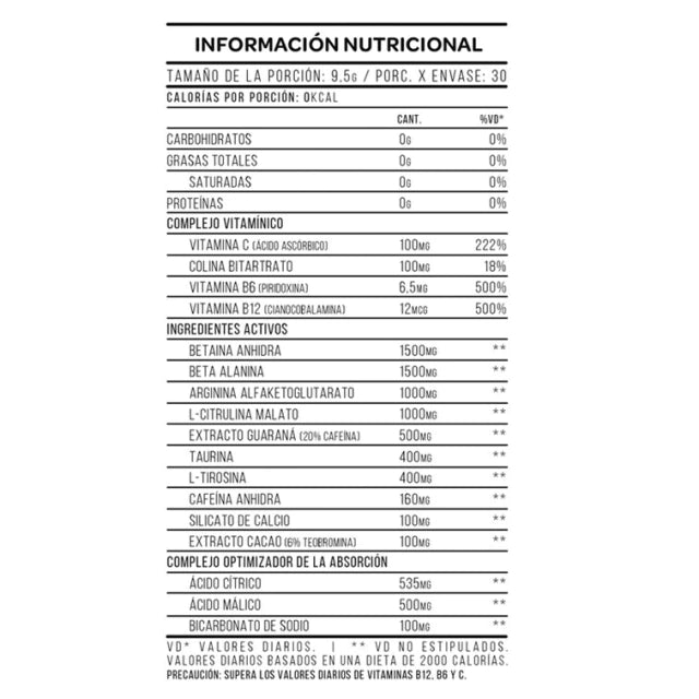 PUMP V8 STAR NUTRITION - 285 GR